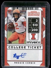 2020 Panini Contenders Draft Picks #278 - Reggie Corbin - College Ticket Auto