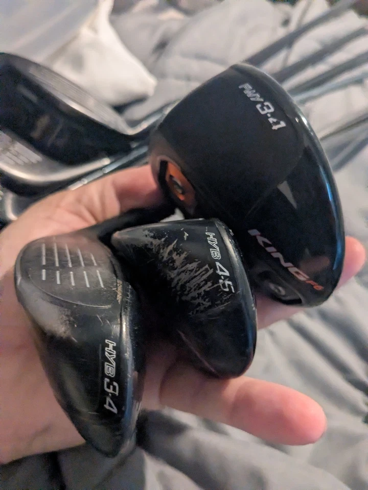 Left Cobra king f6 wood,hybrid set.3/4 wood.3/4,4/5 hybrids.stiff - Image 2 of 4