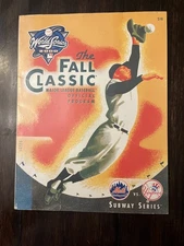 2000 MLB World Series Mets/Yankees Program New From Case