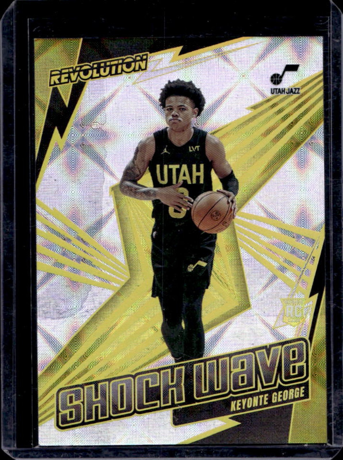 2023-24 Panini Revolution Keyonte George Shock Wave Galactic Rookie RC #23 Jazz