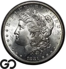 1881-S Morgan Silver Dollar Coin, Solid Gem BU++