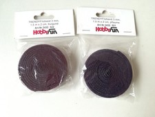 2 x Trendy Filzband 3 mm burgund + pflaume 1,5 m x 2 cm