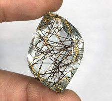 Natural Certified 183 Ct Brown Rutilated Quartz Loose Gemstone Marquise Cut