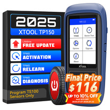 XTOOL TP150 TPMS Tire Sensor Relearn / Reset ...