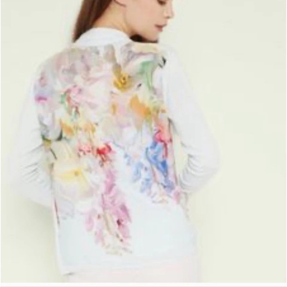 Cárdigan abierto manga larga estampado floral Ted Baker Parvani Gardens 1 Foto 2 de 4