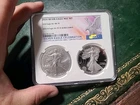 2024 American SILVER EAGLE NGC CELEBRATION SET ~ NGC MS70 + PF70 ULTRA CAMEO #2
