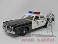 Greenlight 19042 Greenlight - Dodge - Monaco Police 1977 Mit T-800 Endoskelett