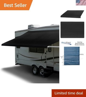 RV Awning Fabric Replacement | Universal Fit | 8-22ft Sizes | Heat Sealed Vin...