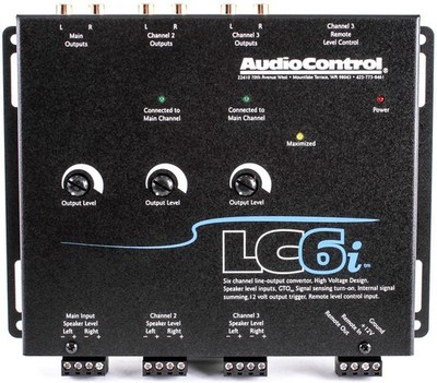 Audio Control LC6i 6 Channel Line Out Converter with Internal Summing for