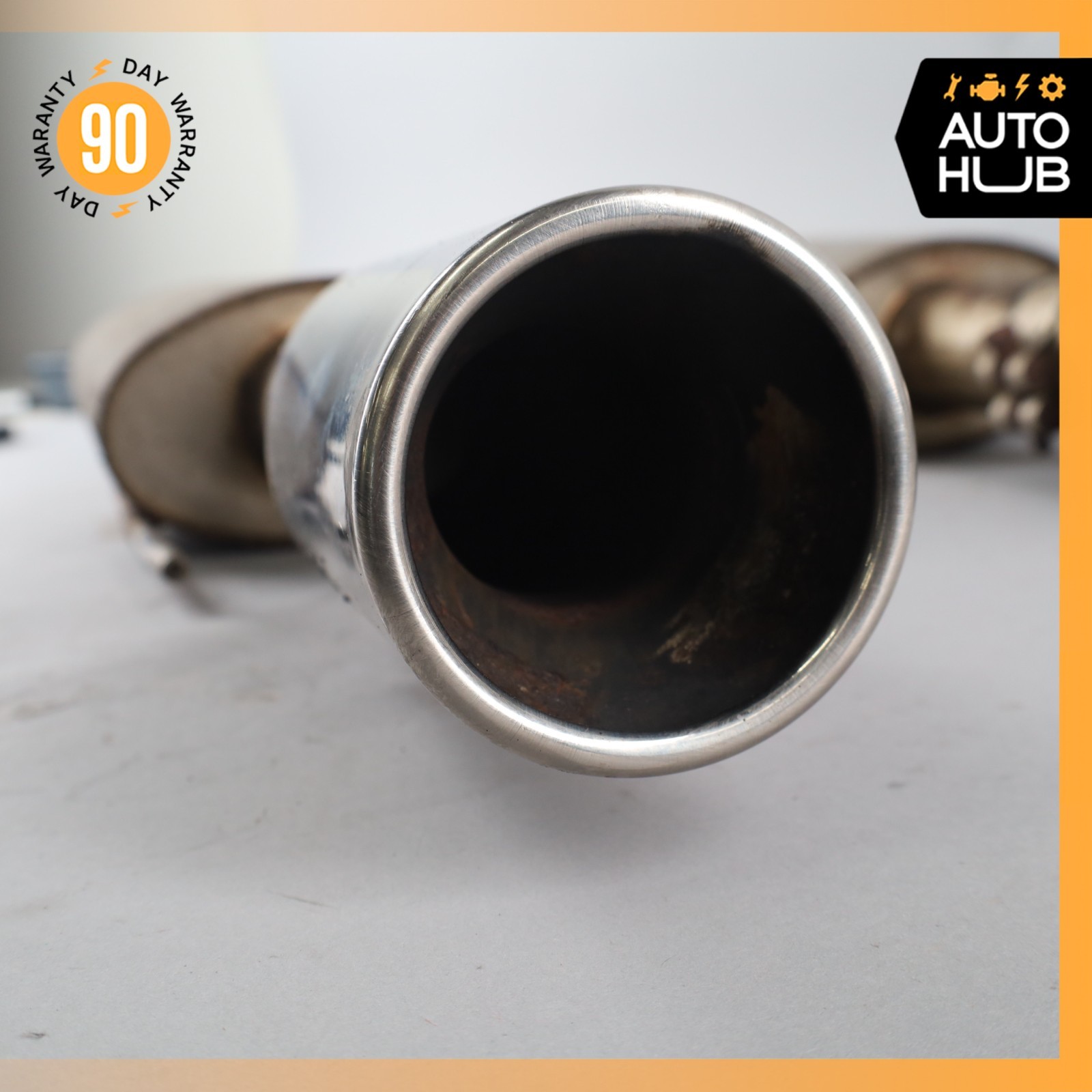 00-04 Aston Martin DB7 Vantage Exhaust Mufflers Tips Set 35120057AC OEM 35k