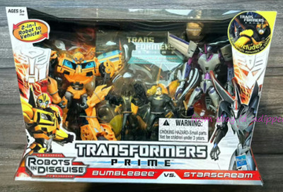 Perfect Tfp  Bumblebee Vs Starscream Christmas Gift Action Figure In Stock