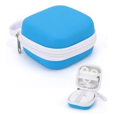 Aufbewahrungskoffer für PRT Qutie Etikettendrucker - Mini Etikettendrucker Koffer Blau