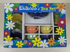 Vintage Festive Fiesta Ware 13 PC Tea Set Children's Doll Size Schylling 2008