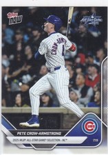 PETE CROW-ARMSTRONG CHICAGO CUBS TOPPS NOW ALL STAR GAME SELECTION SHORT PRINT