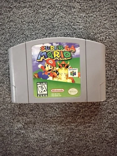 Super Mario 64 (Nintendo 64, 1996) OEM AUTHENTIC [CARTRIDGE ONLY/TESTED]
