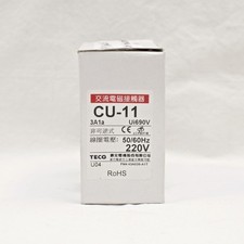 TECO CU-11 Magnetic Contactor, 24A, 3 phase, 220V coil, 3A1a, Normally Open