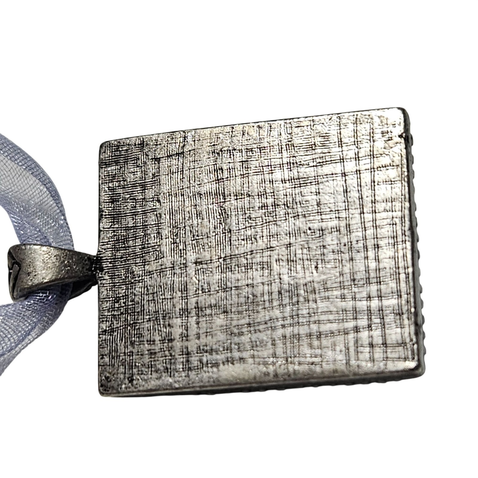 Handcrafted Rectangular Pendant Necklace Floral D… - image 4