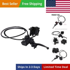 Rear Hand Hydraulic Disc Brake Master Cylinder Caliper Assembly with Brake Pa...