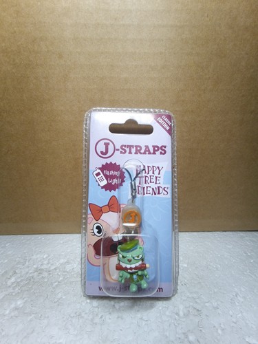 Happy Tree Friends Flippy J-Straps Phone Charm NEW Sealed 2005 Classic Edition - 第 1/5 張圖片