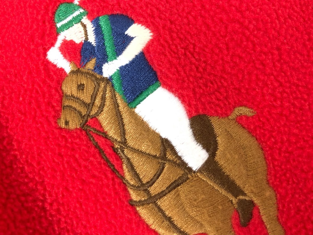 Polo Ralph Lauren Big Pony giacca pile ricamata uomo bambino usata