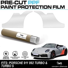 Heckbogen Kotfl&uuml;gel Steinschlagschutz PPF Lackschutzfolie f&uuml;r Porsche 911 992 Turbo