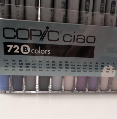 Copic Ciao 72 Colors B Set TOO Illustration marker set Pens with