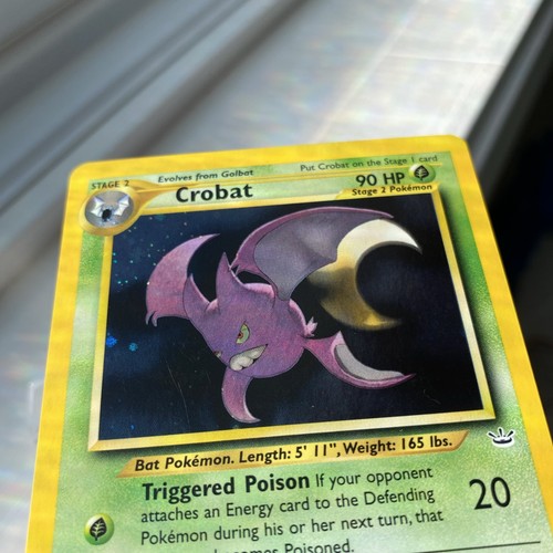 Pokémon Crobat Double Holo Neo Revelation 4/64 - Picture 12 of 22