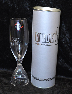 Riedel Jahrtausendglas 2002 Sektkelch - Monogramm - W W