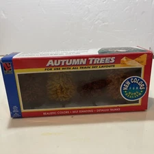 Vintage Life Like Products (1922) Collectible Autumn Trees Scenery Display HO