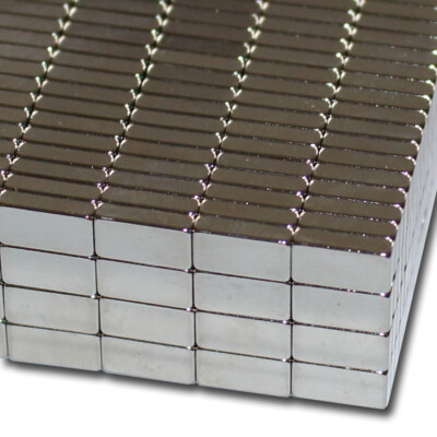 50 EXTREM STARKE NEODYM QUADER MAGNETE 10x5,5x2,5 mm N50 SLOTCAR RACING 1,6 KG