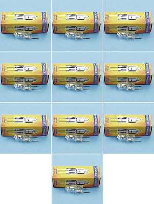 10 x 12V 50W G-6,35 Gx-6,35 Gx6,35 Studio Halogen Stiftsockel Lampe OMNILUX