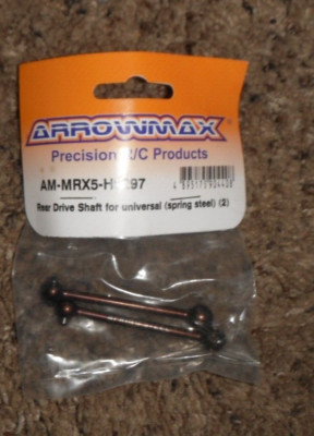 Arrowmax precision r/c AM-MRX5-H0297 REAR DRIVE SHAFT UNIVERSAL SPRING STEEL