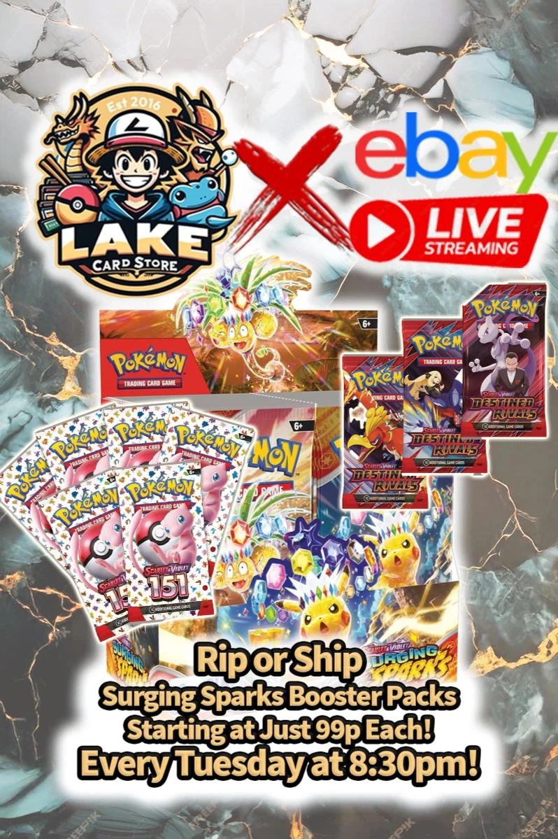 Surging Sparks, 151 & Destined Rivals Packs - Rip or Ship