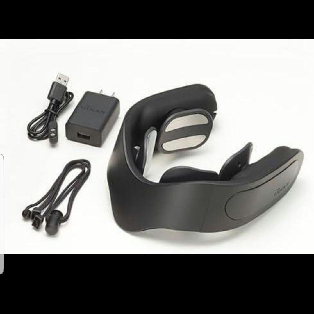 YA−MAN EPN-10B BLACK YA-MAN Medi Lift Neck Beauty Device EMS Moisture Pulse Black