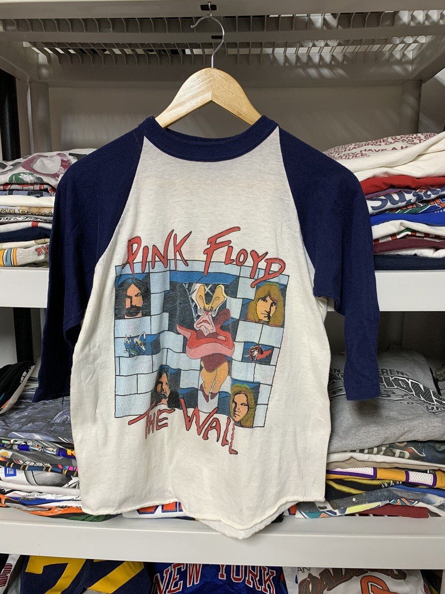 Vintage 1980 Pink Floyd THE WALL Raglan Sleeve Tour T-Shirt - Size