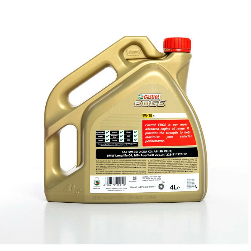 CASTROL EDGE 5W30 M (15BF69) BMW Longlife 4 **FULLY SYNTHETIC** 4 