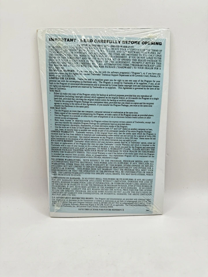 MEGARACE 1993 FACTORY SEALED DOS SOFTWARE BY MINDSCAPE REAL OLD SCHOOL SOFTWARE  - Image 2 of 2