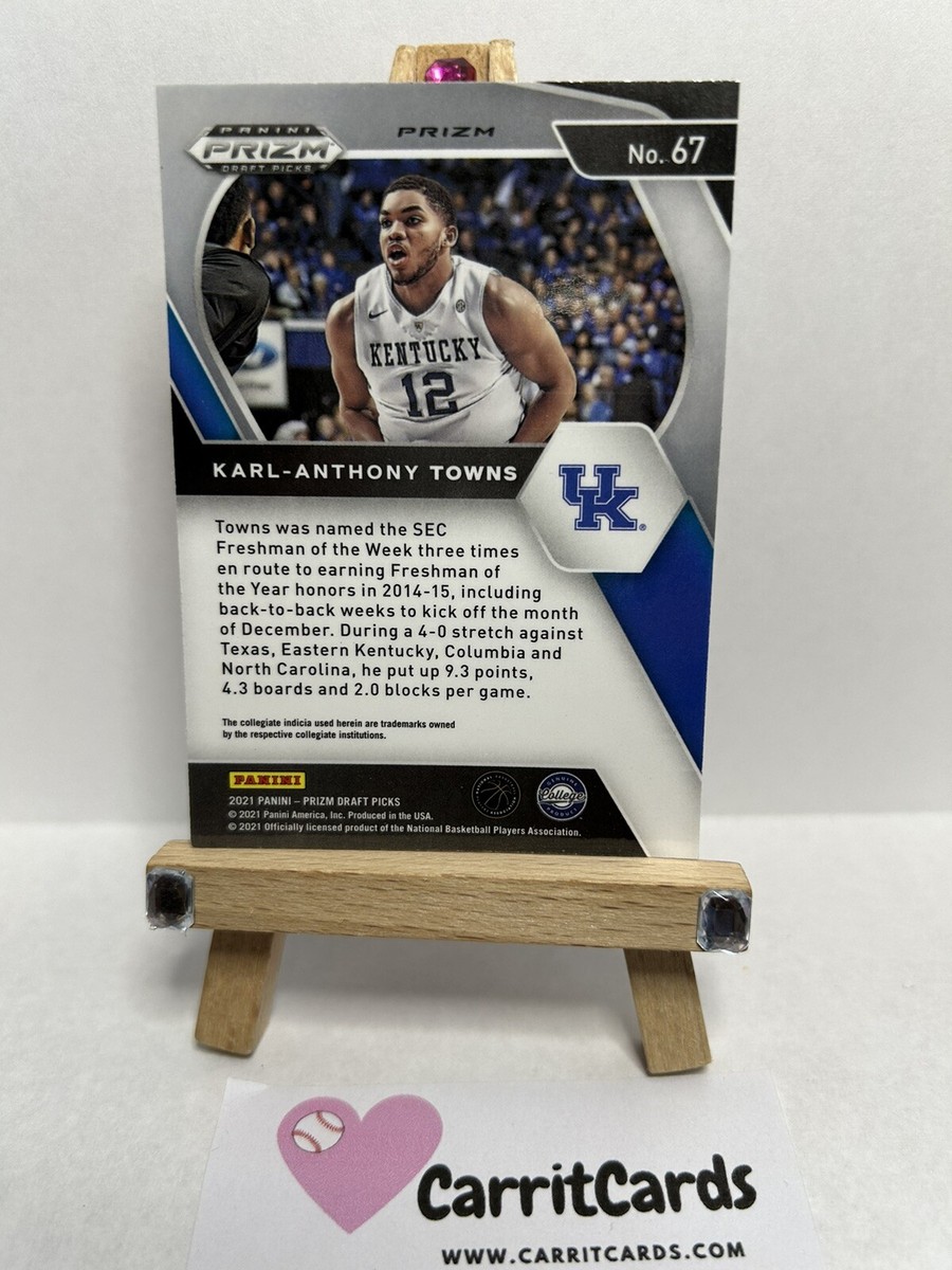 KARL-ANTHONY TOWNS 2021 Prizm Draft Picks RED WHITE BLUE
