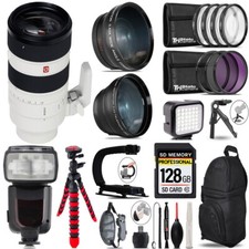 Sony FE 70-200mm f/2.8 GM OSS II Lens  LED Light  Tripod -128GB Kit