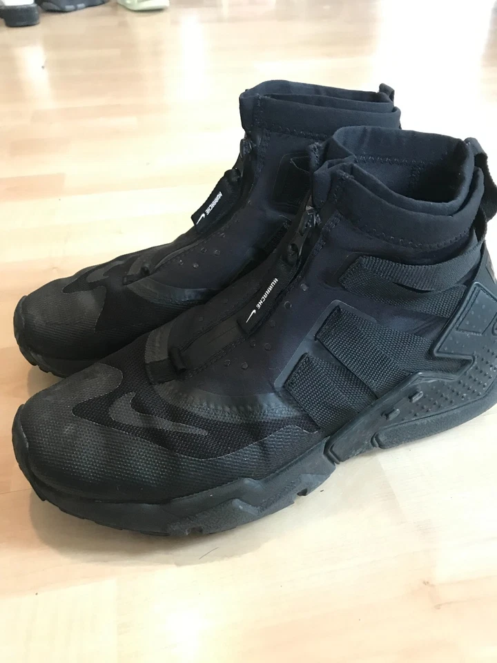 Nike Air Huarache Gripp Triple Black 10.5 US AO1730-002 - Image 2 of 4