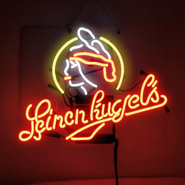 Leinenkugel's Neon Sign Lamp Light Pub Acrylic Glass Windows Beer With
