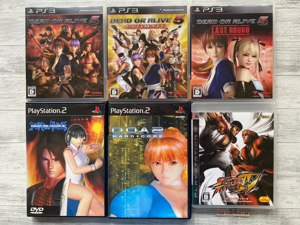 SONY PS2 3 Dead or Alive 2 & 5 Ultimate & Last Round SONY PS2 3 Dead or Alive 2 & 5 Ultimate & Last Round