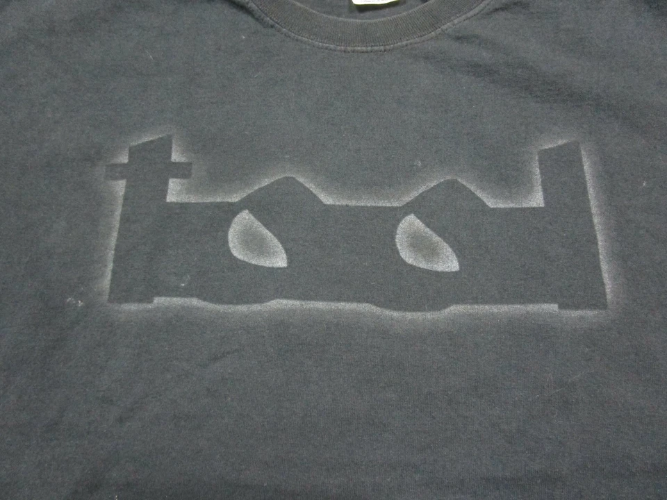 Винтажная футболка Tool Band 2001 концертный тур (XL) Flaming Eye 4 даты май - Изображение 4 из 4
