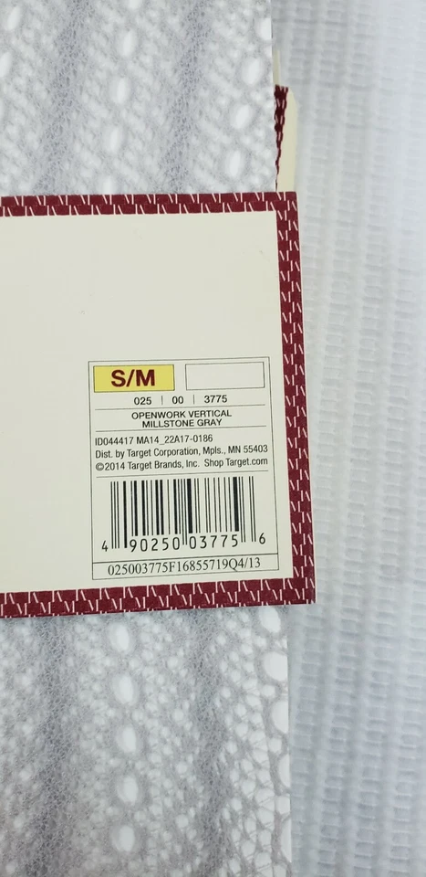 Lot of 4 Merona Premium Fashion Gray Leggings size S/M F92 - Image 4 of 4