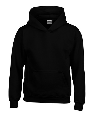 Gildan Kids Hooded Sweatshirt - Heavy Blend - Childrens Plain Hoodie Blank Hoody - Picture 2 of 15