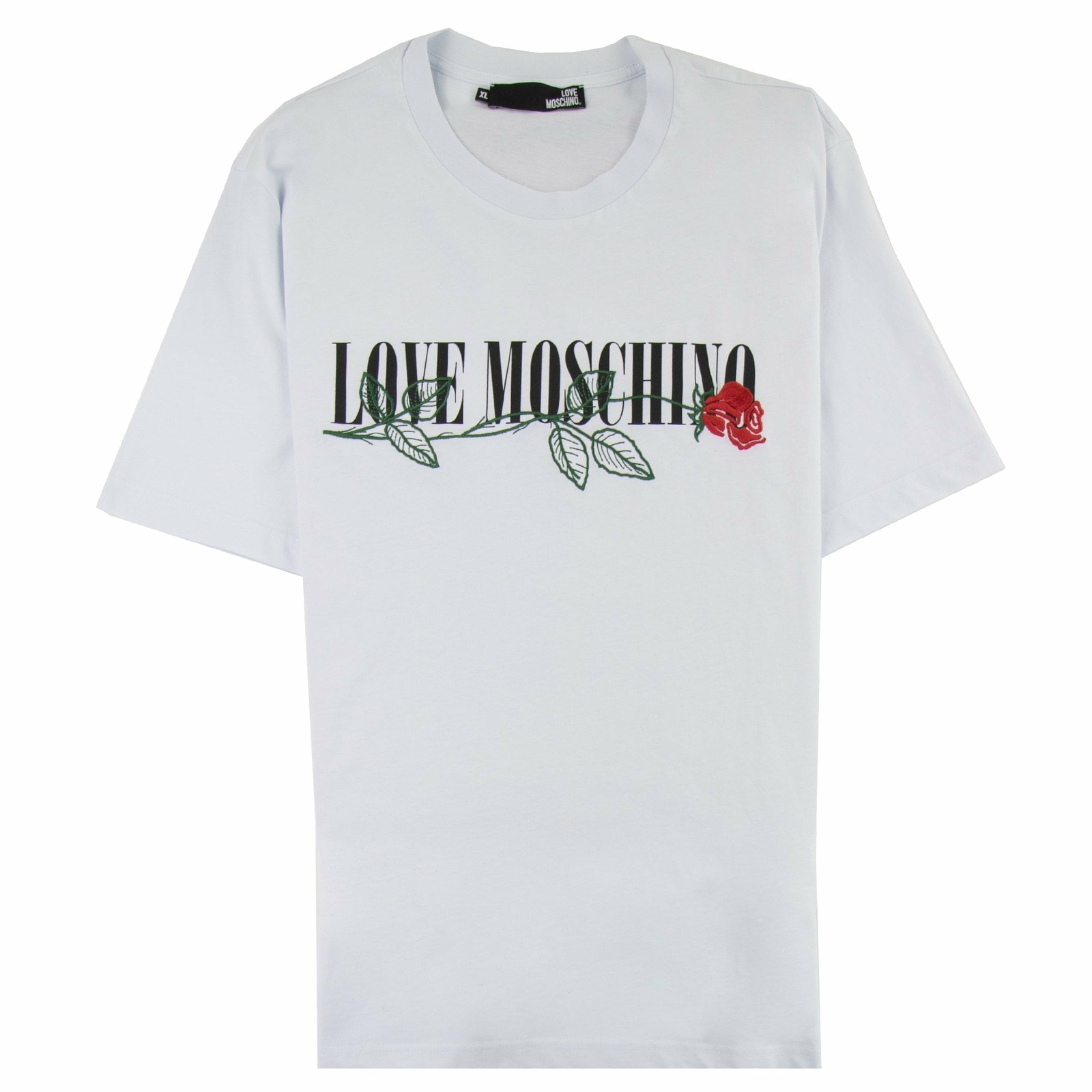 love moschino rose t shirt
