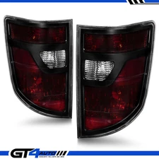 For 06 07 08 Honda Ridgeline Factory Style Dark Red Black Brake Taillights Pairs