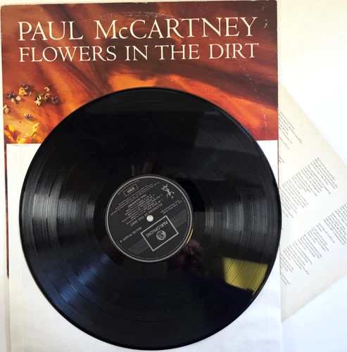 Paul McCartney  Flowers In The Dirt LP Album vinyl record 1989 soft rock on MPL