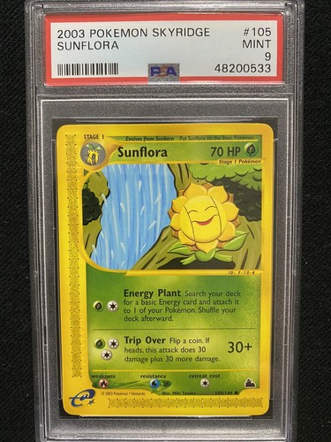 Sunflora graded PSA 9 for sale on eBay