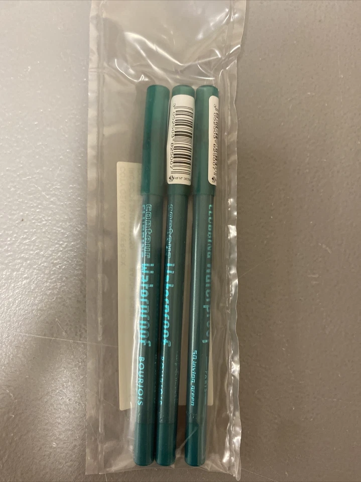 Lot of 3 CONTOUR CLUBBING Waterproof Eye Pencil Vert Emeraud Emerald Green - Image 4 of 4